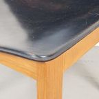 Set 4 Zwart Leer Eetkamerstoelen Afra & Tobia Scarpa '70 thumbnail 15