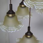 Vintage Gouden Cascadelamp, Hanglamp - Amberkleurig, Jaren '70 | 01362 thumbnail 7