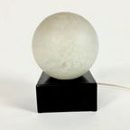 Mid Century - Tafellamp - Kubus Lamp - Bol Lamp - Glas - Metaal - Space Age - Post Modern - 80'S thumbnail 3