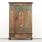 Antieke Beschilderde Bruidskast 1834 thumbnail 15