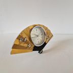 Vintage Mantelklok Toyo Japans Tafelklokje Klok Clock thumbnail 4