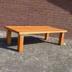 Salontafel Massief Eikenhout Blank Afgelakt thumbnail 3