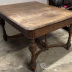 Henri Ii Solid Walnut Dining Table thumbnail 11