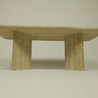 Italiaanse Travertijn Coffee Table, Jaren 70 thumbnail 8