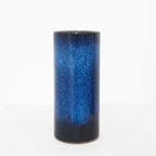 Set Kobalt Blauwe Fat Lava Cilinder Vaasjes thumbnail 5