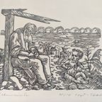 Elisabeth Voigt - Houtsnede - De 4 Seizoenen thumbnail 3
