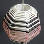 Pink And White Pendant Lamp 1960S thumbnail 3