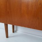Vintage Deense Klep Kast | Wandkast | Teak Fineer thumbnail 12