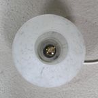 Vintage Murano Mushroomlamp - Wit, Jaren '70 thumbnail 7
