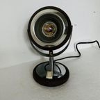 Space Age Spot Lamp Eye Ball Bedlampje / Tafellamp, Jaren 70 thumbnail 3