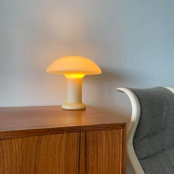Lamp Vintage Melkglas Hustadt Leuchten Jaren