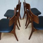 Set Van 4 Louis Van Teeffelen Stavanger Eetkamerstoelen - Topform, Webe, 1960S thumbnail 4