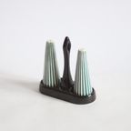 Mid Century Modern Ceramic Pepper And Salt Set thumbnail 3