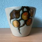 Flora Gouda Holland Flower Pot Decor “Aster” 1960S thumbnail 9