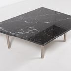 1980’s Unique Architectural Marble Coffee Table, Italy thumbnail 2