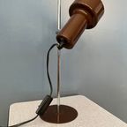 Vintage Bruine Verstelbare Ruimtetijdperk Bureaulamp thumbnail 4