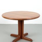 Ronde Deense Eettafel, Vol Teak Hout 69269 thumbnail 2