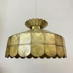 Vintage Mother Of Pearl Hanging Lamp 1970S thumbnail 16