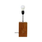 Landelijke Lamp Massief Houten Verstelbare Tafellamp thumbnail 8
