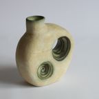 Space Age Ceramic Vase With Holes By Nikos Dazelidis, Athens 1960S thumbnail 8