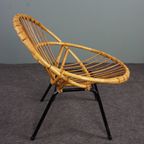 Kenmerkende Rotan Fauteuil, Dutch Design, 1960 thumbnail 4