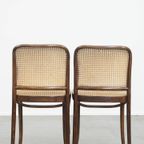Set Van 2 Tijdloze En Charmante Bistro Stoeltjes In De Stijl Van Thonet Met Uniek Houten Frame thumbnail 4