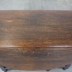 Zeer Mooie Antieke Eikenhouten Engelse Gateleg Tafel Met Een Uitmuntend Patina thumbnail 9