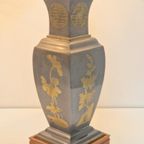 Set 2 Vintage Tafellamp Tin Messing ’60 Mid Century Japandi thumbnail 19