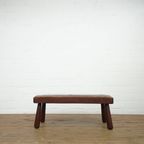 Brutalist Wooden Coffee Table / Bench thumbnail 5