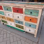 Hardhouten Ladekast Uit India 16 Lades thumbnail 14