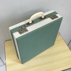 Groene Vinyl Koffer Lp Suitcase Seventies thumbnail 4