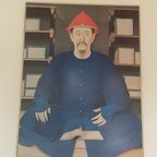 Aziatische Prent: The Kangxi Emperor Reading. Leuke ‘Aziatische’ Prent. Woondecoratie. thumbnail 2