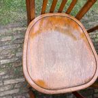 6 + 1 Baumann Bistrostoelen Keukenstoeln Café Stoelen Frans thumbnail 8