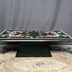 Salontafel In Pietra Dura-techniek – Florentijns Mozaïek. thumbnail 2
