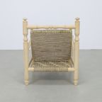 Vintage Fauteuil Low Rope Chair 1970 thumbnail 3