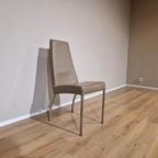 4X Design Eetkamerstoelen - Taupe - Leder thumbnail 12