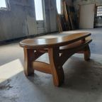 Vintage Brutalistische Salontafel - 70s thumbnail 11