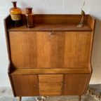 Retro Vintage Mid-Century Secretaire thumbnail 3