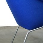 Vintage Blauwe Walter Knoll Duits Design Lounge Fauteuil Model 369 thumbnail 12