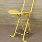 Vintage Dafne Design Klapstoel, Gastone Rinaldi, Thema, Geel thumbnail 11
