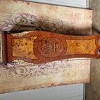 Klassieke Zuil, Plantentafel, Piedestal, Wortelfineer En Marmeren Blad En Missing Versieringen Afm. 30x30cm En 126cm Hoog. thumbnail 2