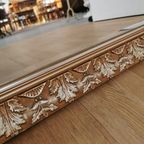 Grote Vintage Barok Brocante Facet Geslepen Schouwspiegel Spiegel 802 thumbnail 15