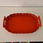 Retro Jaren 70 Dienblad Oranje Dienblad thumbnail 6