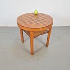 Art Deco Oostenrijkse Schaaktafel In Hout, 1930 Vintage thumbnail 6