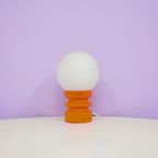 Oranje West Germany Lamp Glazen Bol thumbnail 2