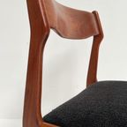 Set Van 6 Opnieuw Gestoffeerde Stoelen Van Burchardt Nielsen thumbnail 10