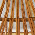 Rohe Noordwolde Bamboe, Rotan Stoel, Jaren 50 thumbnail 14