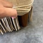 Vintage Fauteuil / Eenzit / Clubzetel Met Franjes thumbnail 12