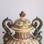 Capodimonte Vases, Late 19th, Set Of Two thumbnail 7