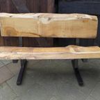 Prachtige Grote Boomstam Tuinbank 210 Cm thumbnail 22